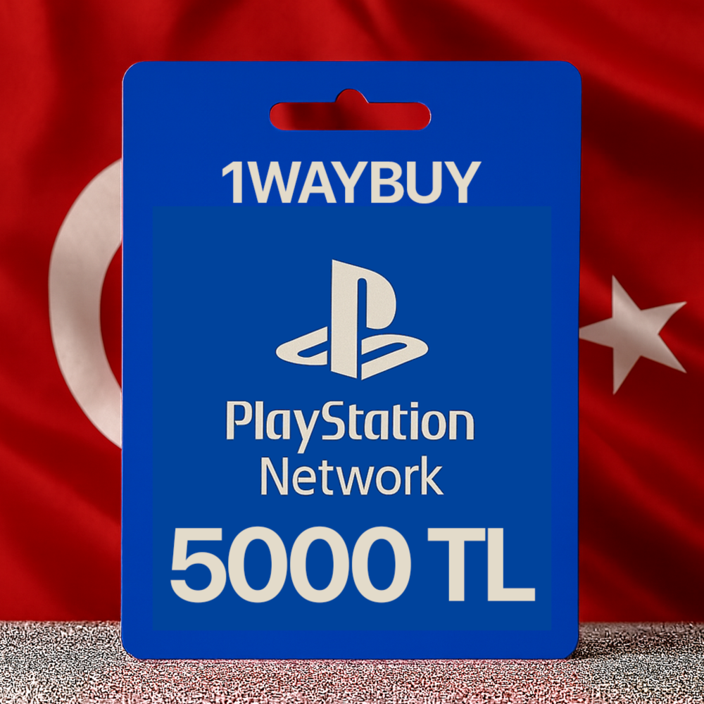 ТУРЦИЯ PlayStation Netwoк 5000 TRY Подарочная карта код
