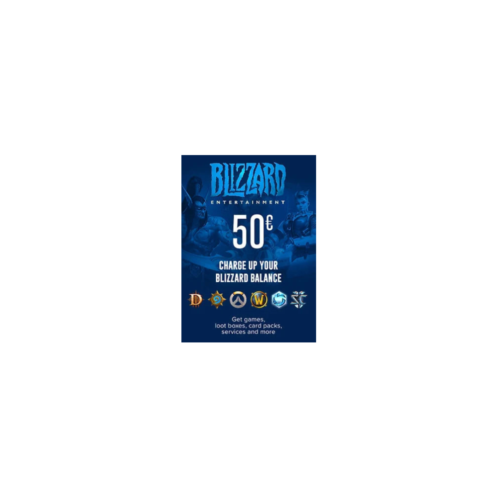 Battle.net 50 EUR Подарочная Карта Blizzard