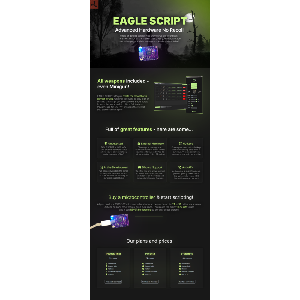 Скрипт Eagle — Аппаратная версия, 1 неделя