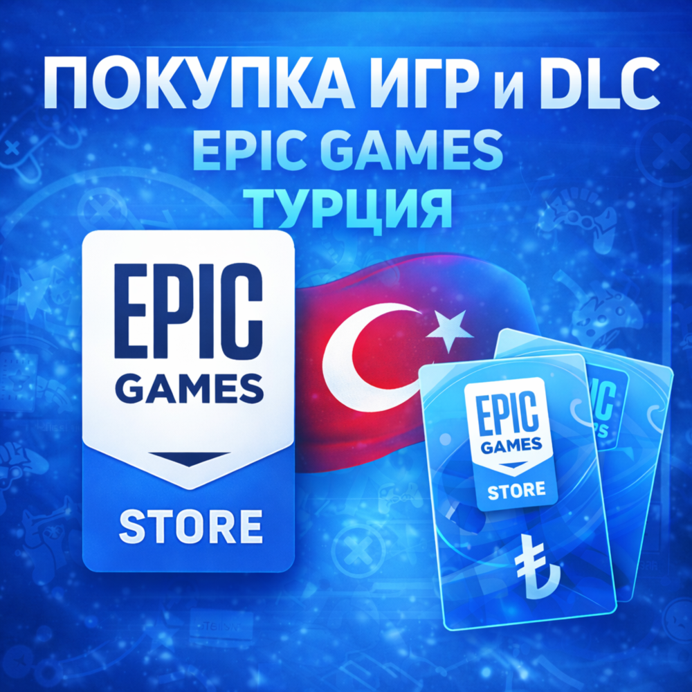 Курс 2.22 | EPIC GAMES ПОКУПКА ИГР (EGS) ТУРЦИЯ (TL)