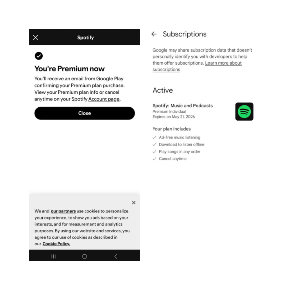Spotify Premium Индивидуальная подписка на ваш аккаунт