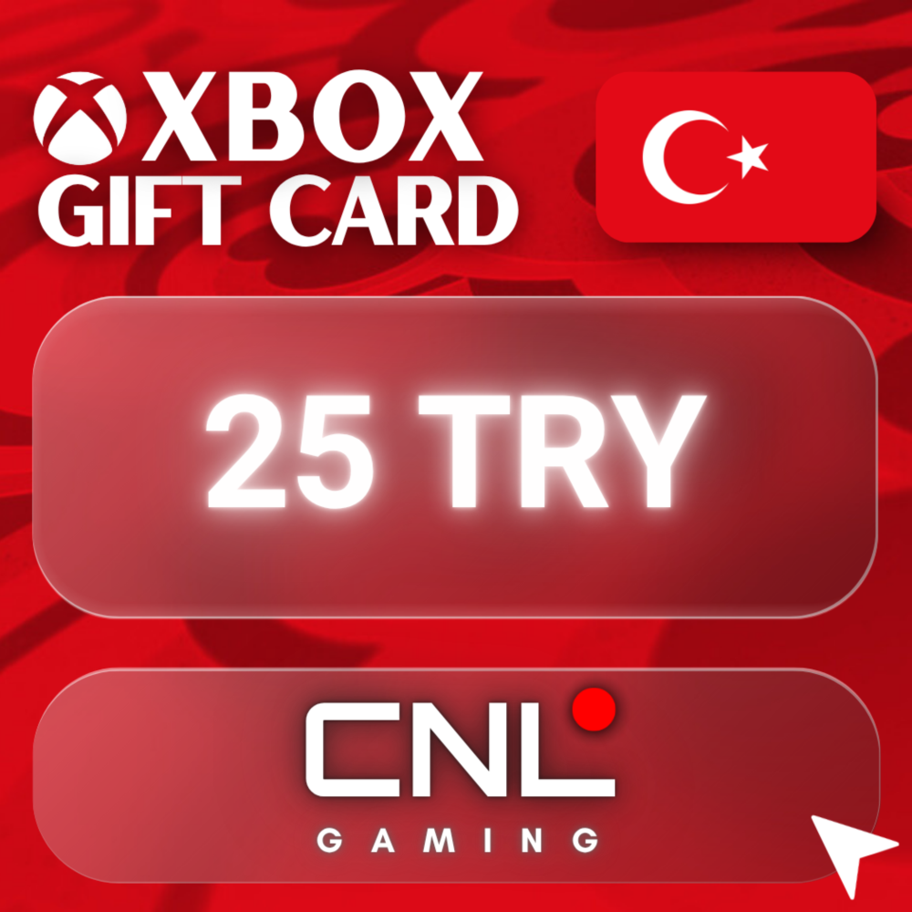 24/7 АВТО | Xbox 25 TRY (подарочная карта)