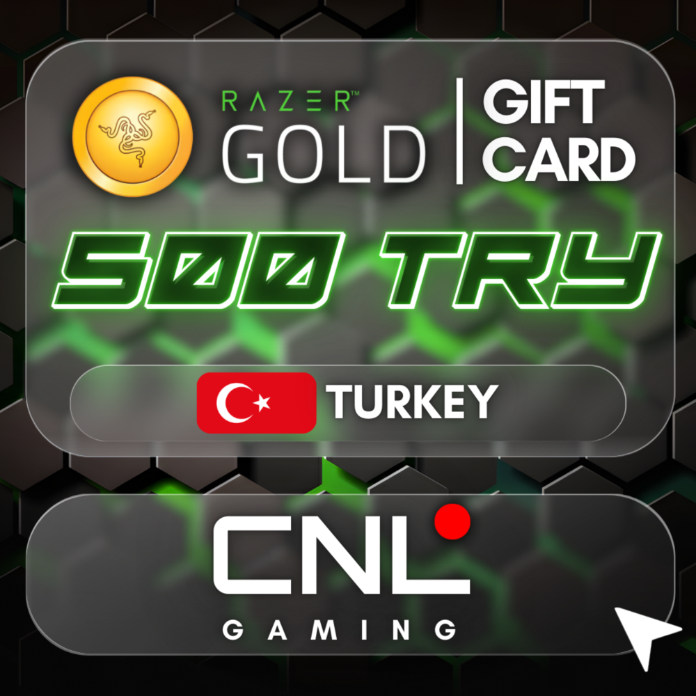 24/7 АВТО | RazerGold 500 TRY (подарочная карта)