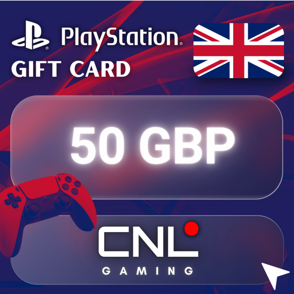 24/7 АВТО | PlayStation 50 GBP (подарочная карта)