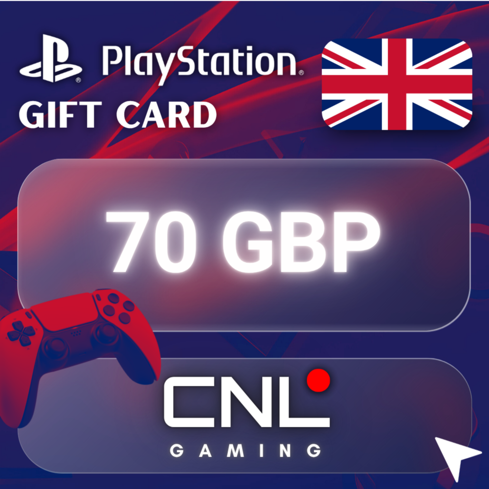 24/7 АВТО | PlayStation 70 GBP (подарочная карта)