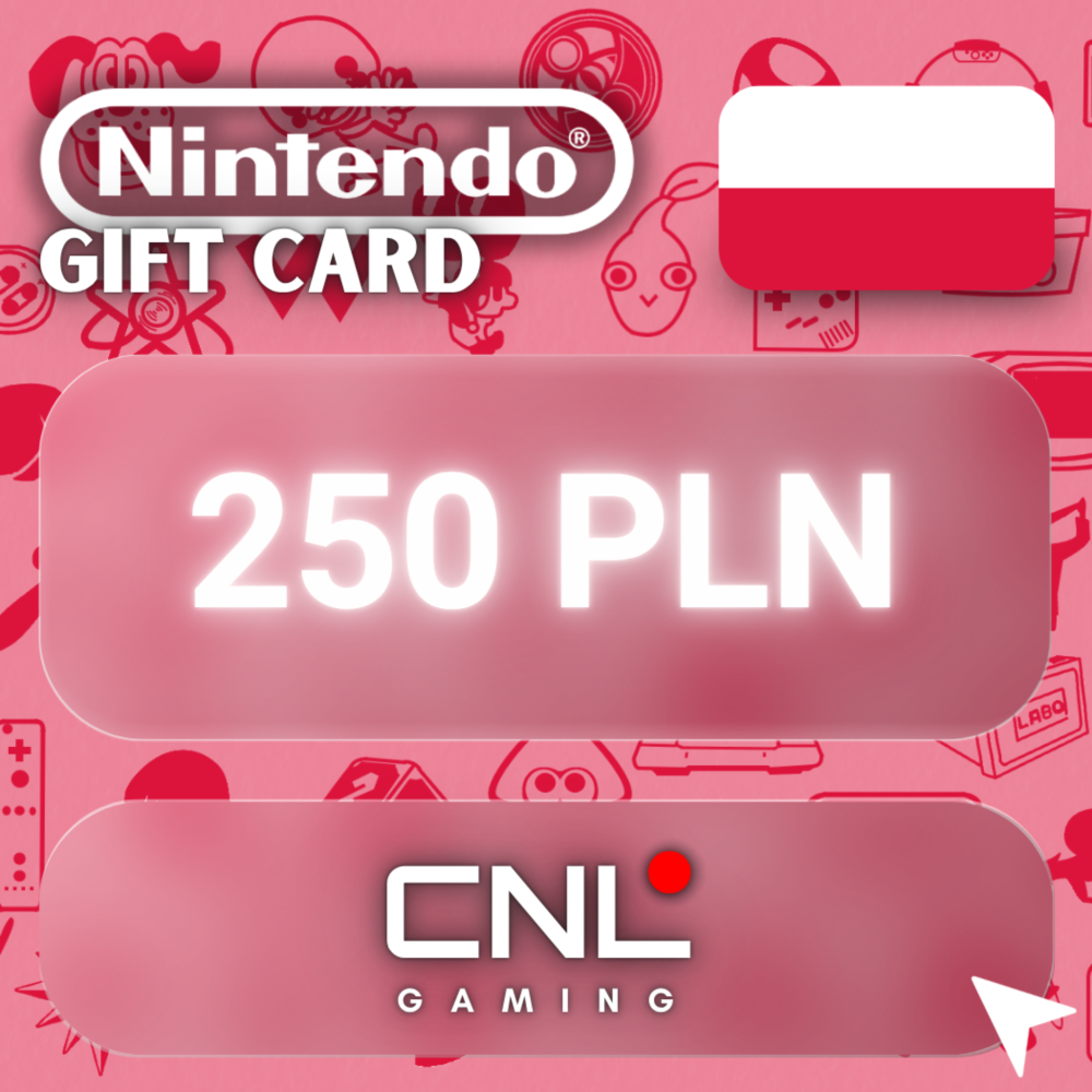 24/7 АВТО | Nintendo eShop 250 злотых (подарочная карта