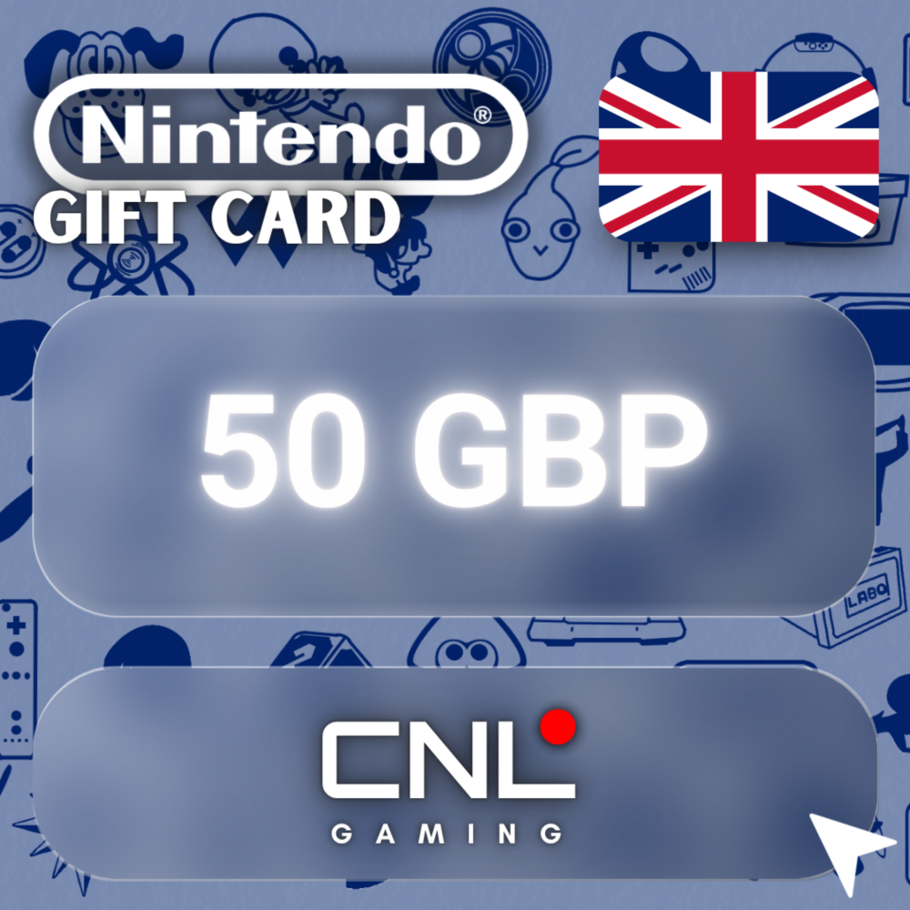 24/7 АВТО | Nintendo eShop 50 GBP (Подарочная карта)