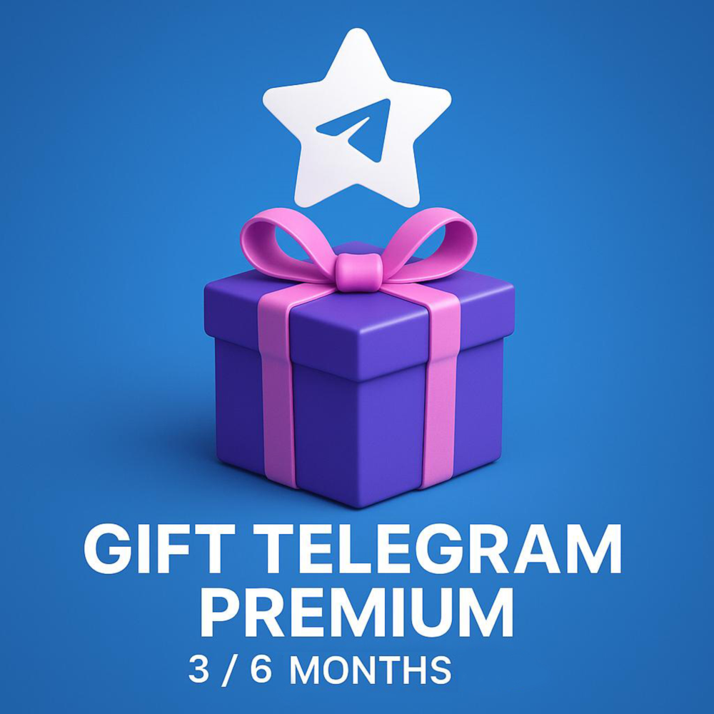 🎫 Telegram Premium 🎁| Подарком 3 / 6 мес.
