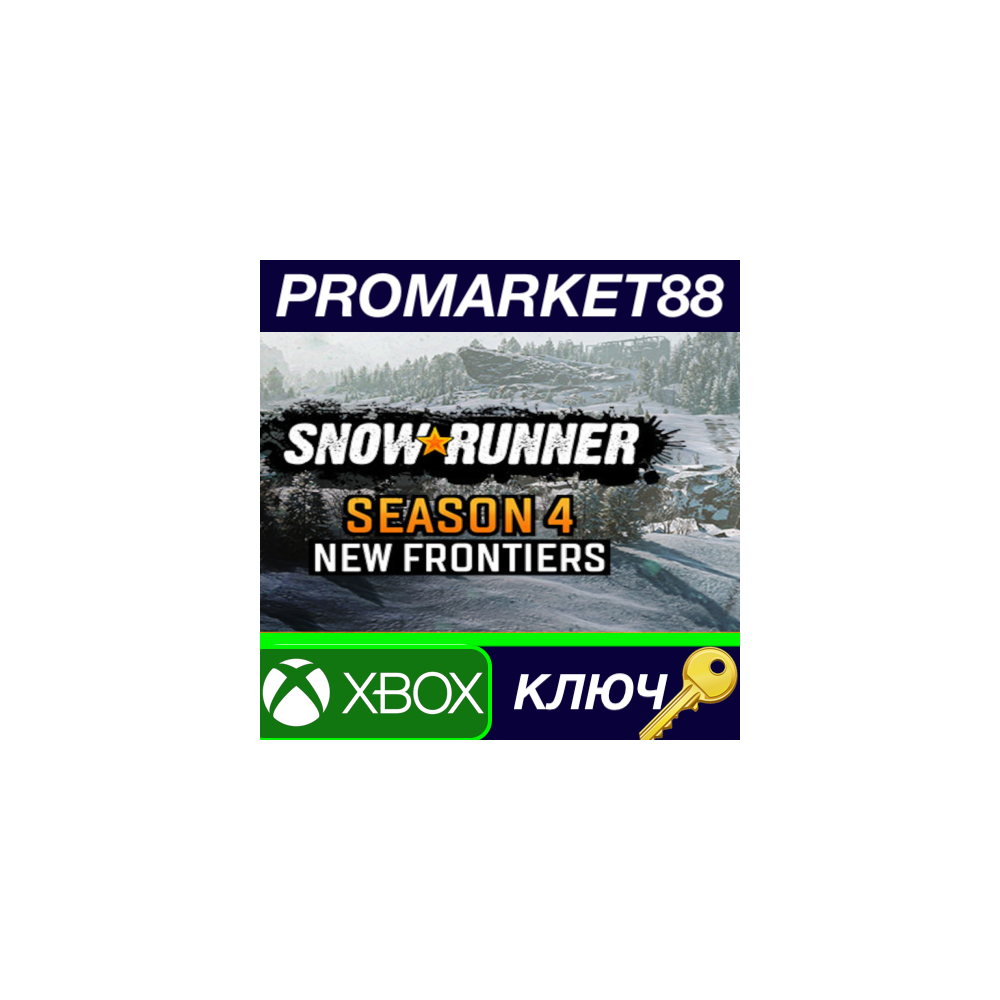 ⭐ SnowRunner - Season 4: New Frontiers DLC EU XBOX One