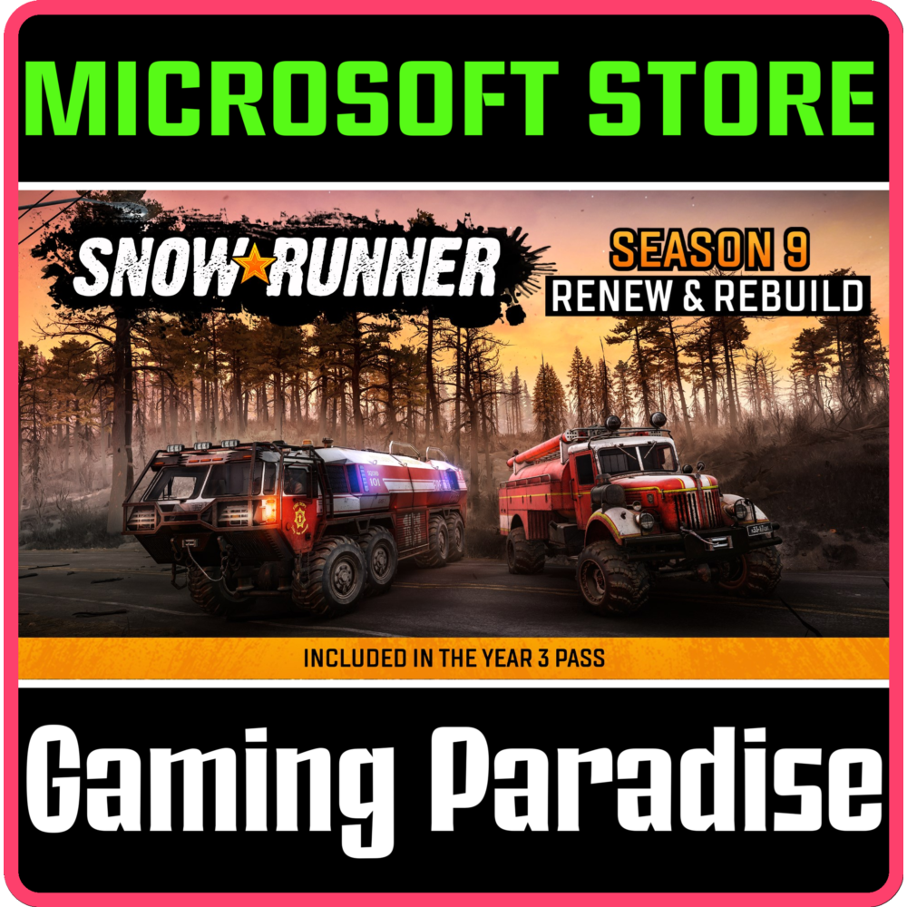 SNOWRUNNER - SEASON 9: RENEW AND REBUILD (WINDOWS) PC (