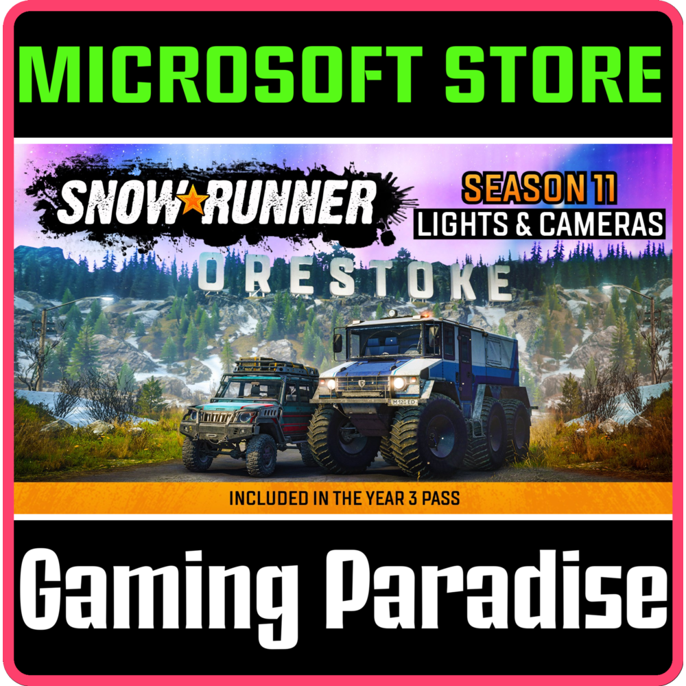SNOWRUNNER - SEASON 11: LIGHT AND CAMERAS (WINDOWS) PC