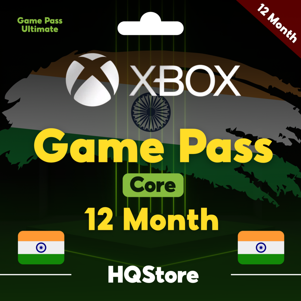 🎮 XBOX Game Pass Core – 12 месяцев (Индия)