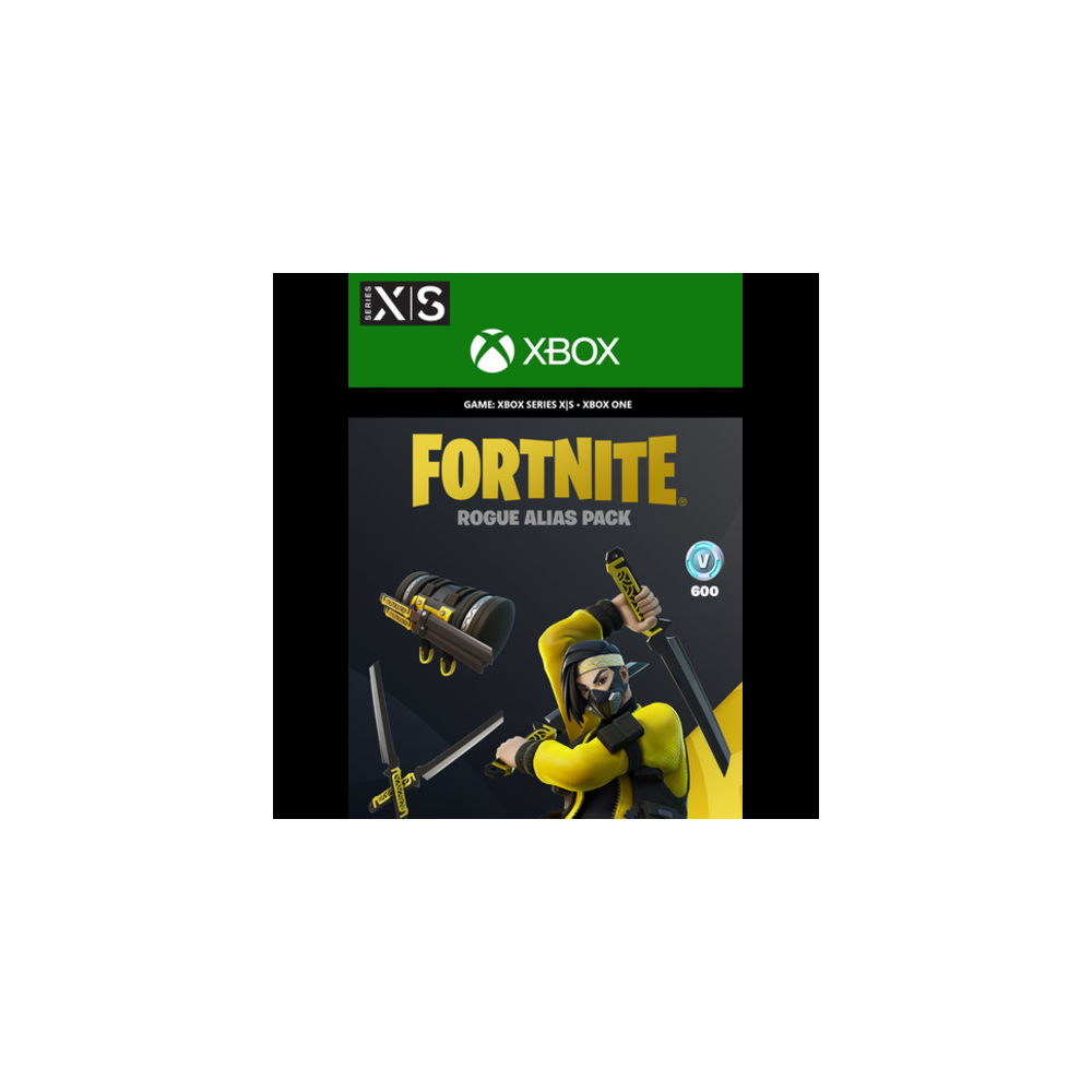 🎮Fortnite💰Rogue Alias Pack+600 V-Bucks💰DLC XBOX LIVE