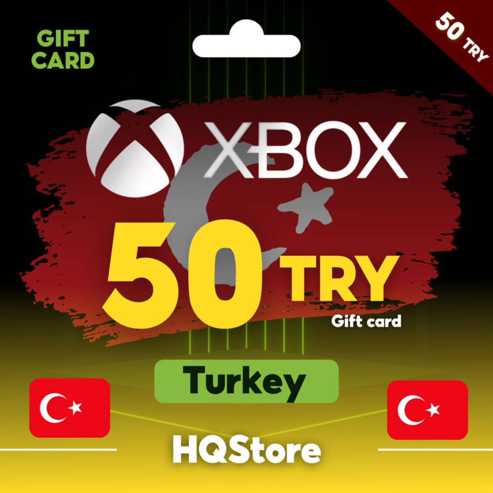 🎮Подарочная карта Xbox Live на 50 TRY (ТУРЦИЯ)