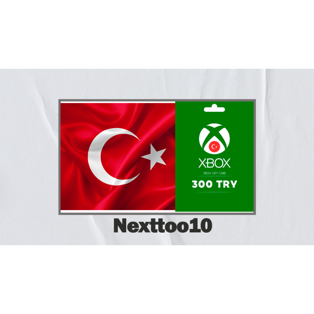 Подарочная карта Xbox Live на 300 турецких лир (Турция)