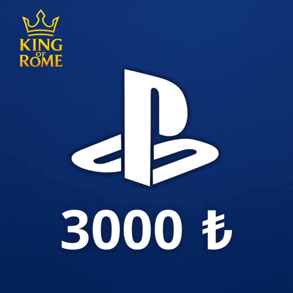 PlayStation Турция (3000 ₺) Подарочная карта | 24/7 Автодоставка