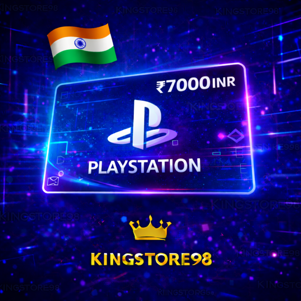 💎🔰Playstation Network 7000 INR Gift Card💳0%💎