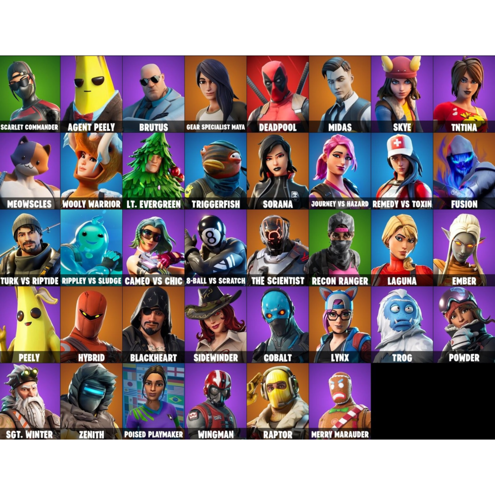 FORTNITE 44+ СКИНОВ АККАУНТА|OG MERRY MARAUDER| + ПОЧТА