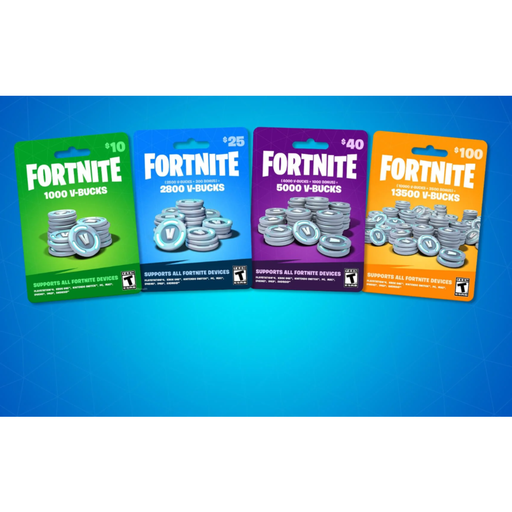 Fortnite V-bucks 1000-13500 PC/PS5/Xbox/Phone - Аккаунт