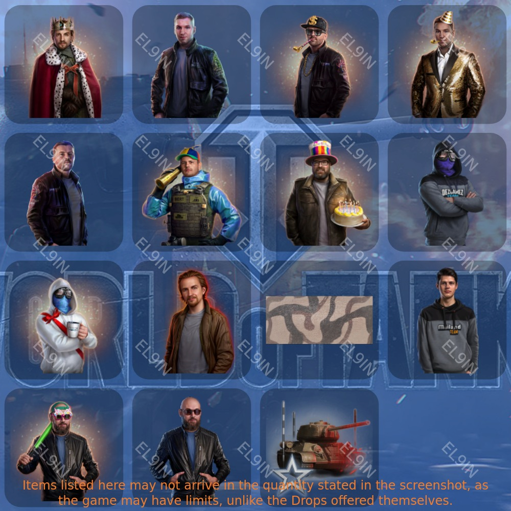 ✅World of Tanks✨Твич Дропсы🌈15 предметов + 🎁