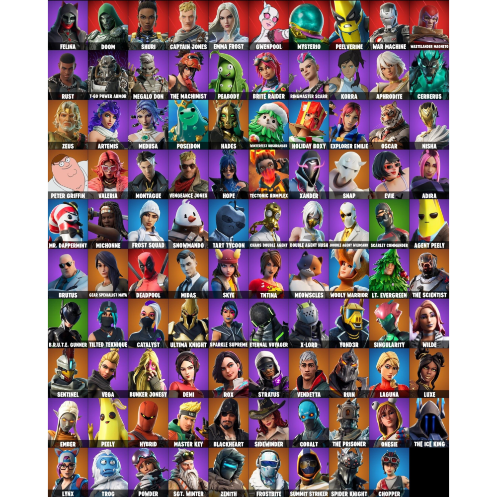 FORTNITE 100+ ОБЛИЦОВ АККАУНТ|OG SPIDER KNIGHT| + ПОЧТА