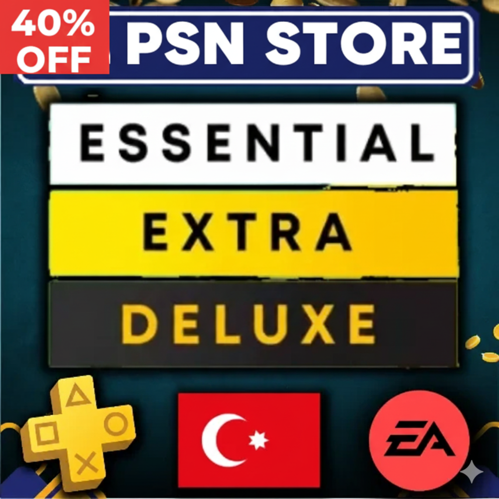PS Plus Essential Extra Deluxe 1-3-12 EA Play Türkiye
