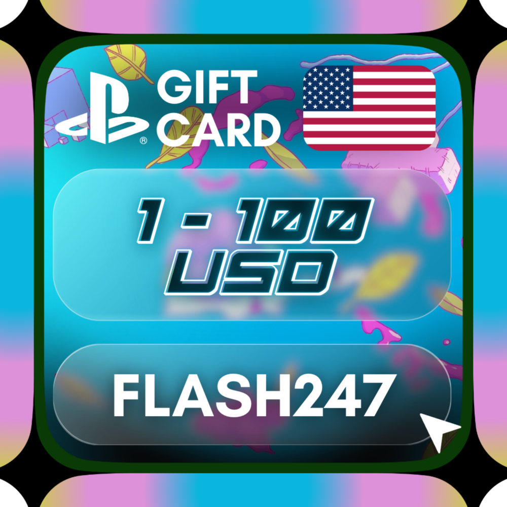 Подарочная карта PlayStation US | 1–100 USD АВТО 24/7