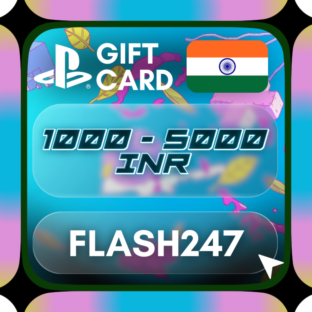 Подарочная карта PlayStation IN | 1000–5000 индийских р