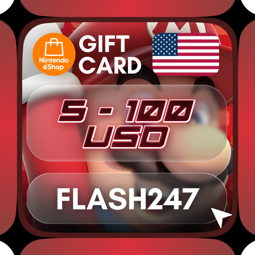 Подарочная карта Nintendo eShop (США) | 5–100 долларов