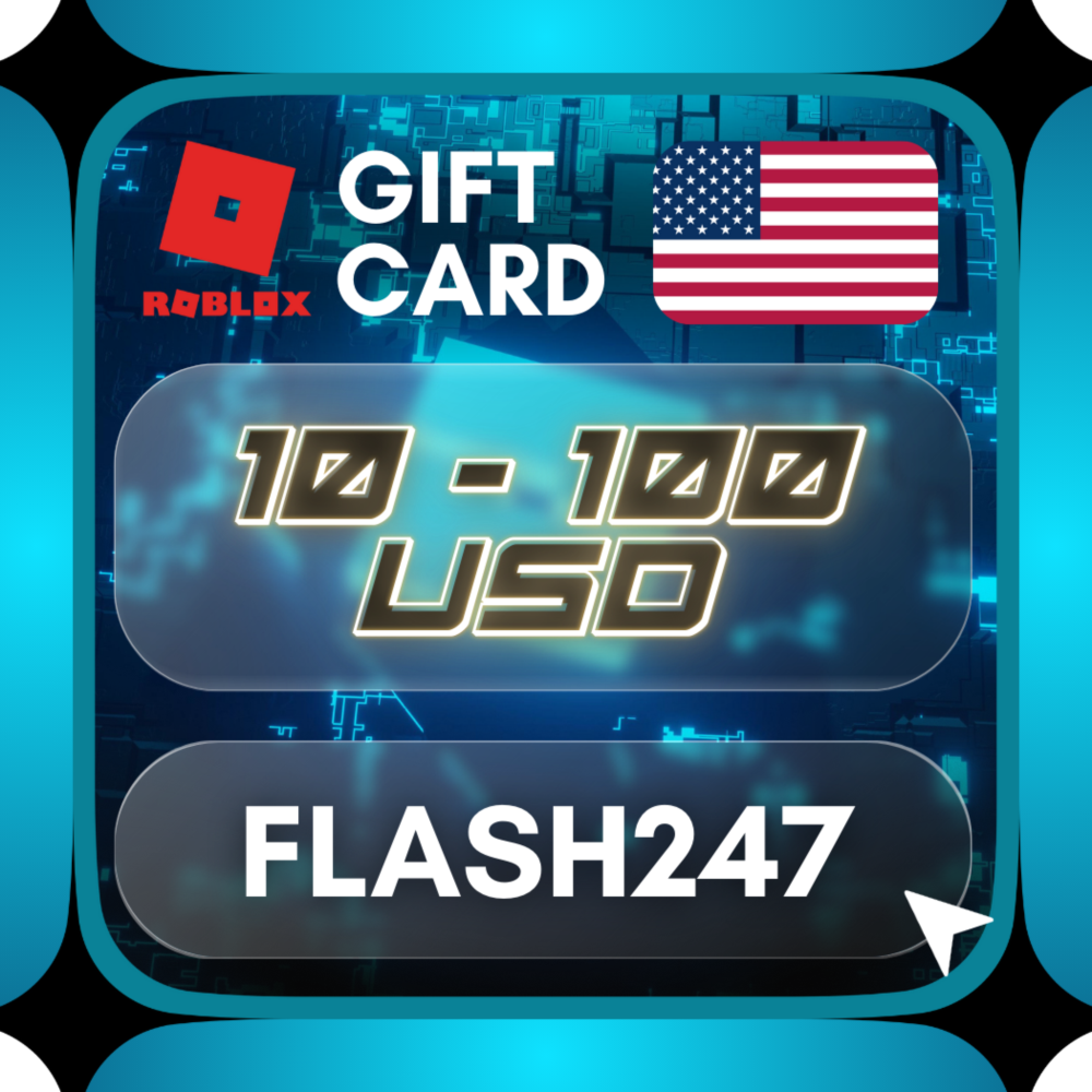 Подарочная карта Roblox US | 10–100 долларов США |