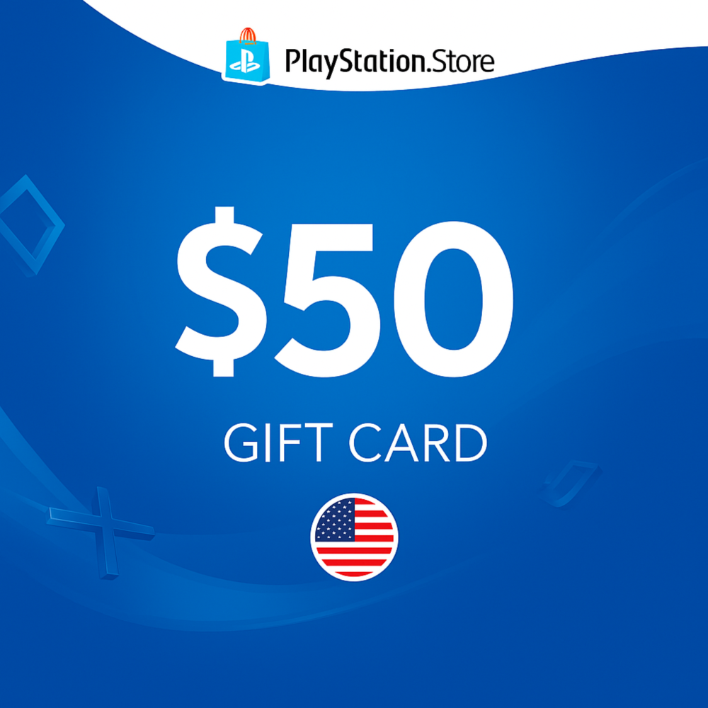 КАРТА ПОПОЛНЕНИЯ PSN США - 50 USD