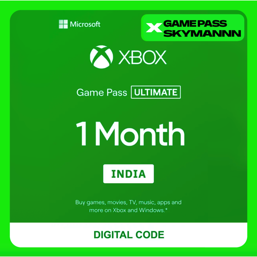XBOX GAME PASS ULTIMATE 1 Месяц КЛЮЧ ИНДИЯ АВТО 24/7