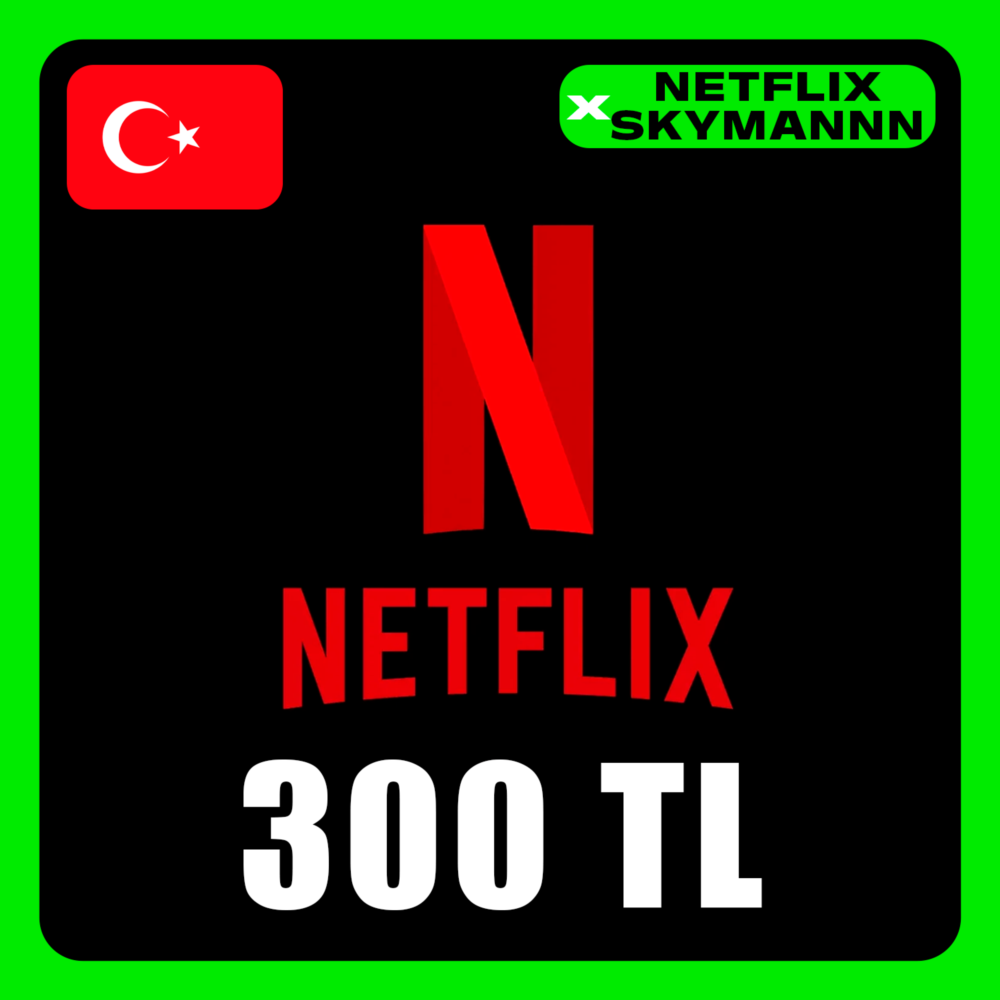 АВТО Карта пополнения Netflix 300 TL ТУРЦИЯ 24/7