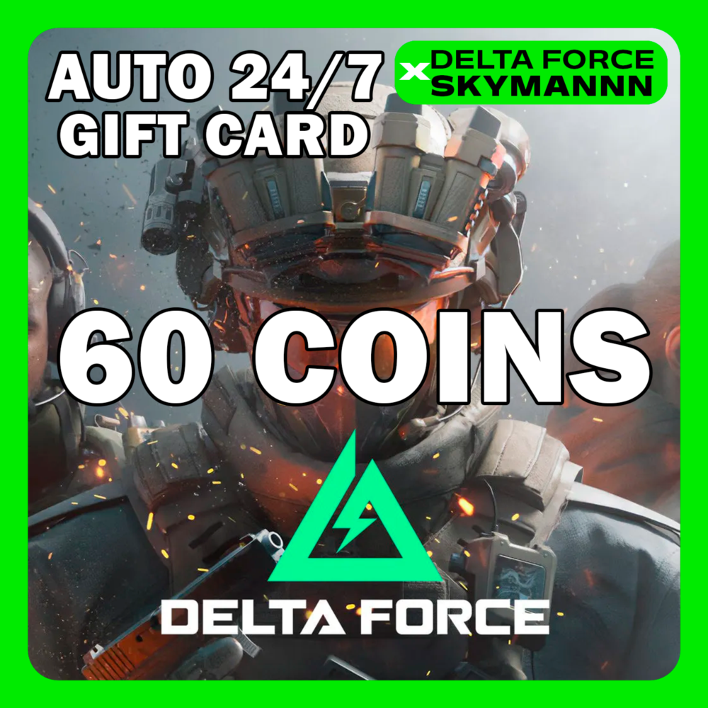 АВТО КАРТА ПОПОЛНЕНИЯ 60 DELTA COINS DELTA FORCE 24/7