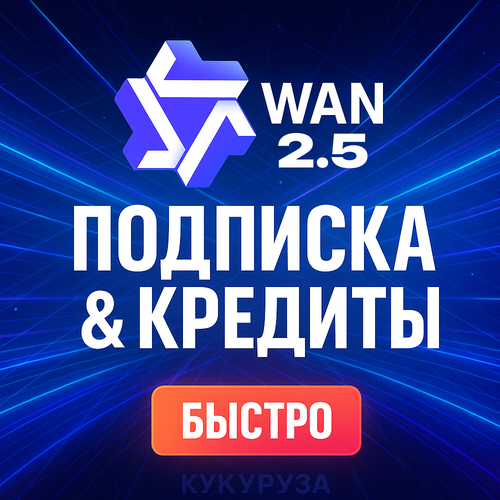 WAN AI - WAN.VIDEO - ПОДАРОЧНЫЕ КАРТЫ - БЕЗ ВХОДА