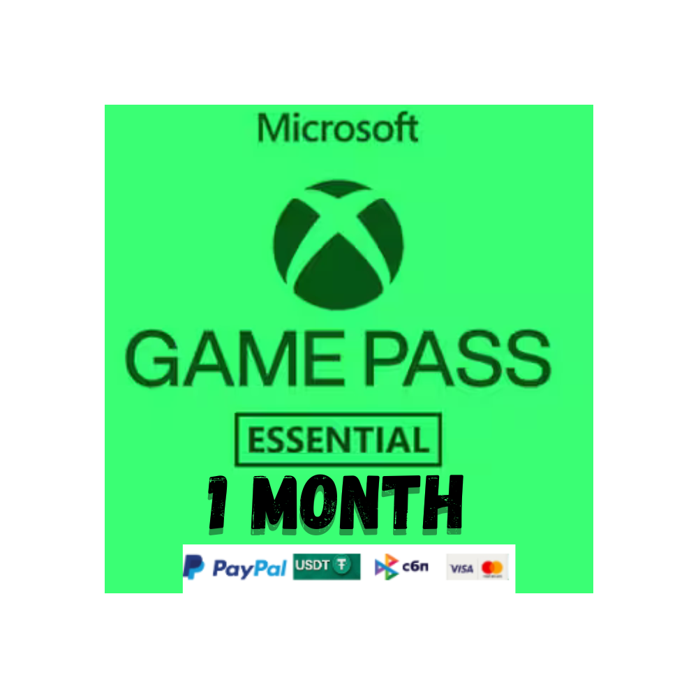 Xbox Game Pass Essential | 1 месяц | Все страны