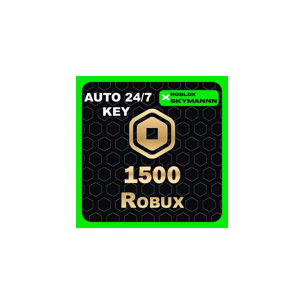 1600 ROBUX КАРТА ПОПОЛНЕНИЯ ROBLOX GLOBAL АВТО 24/7