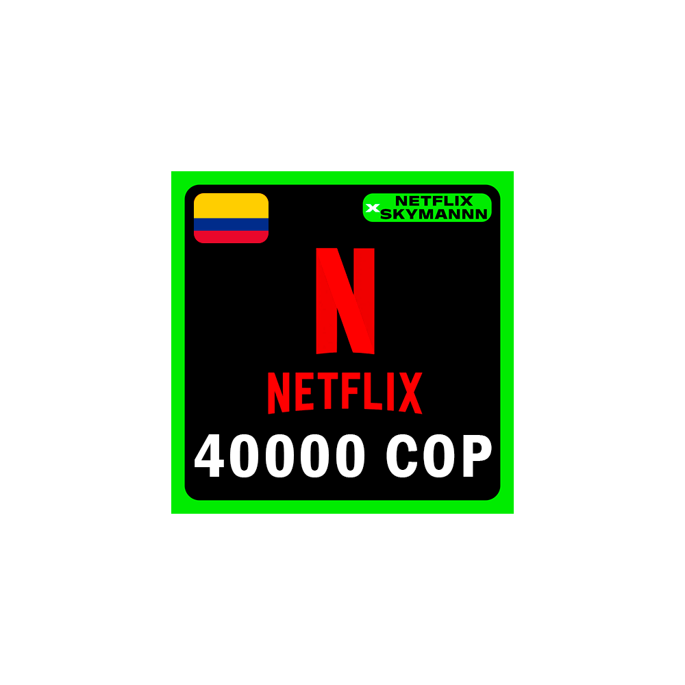 АВТО Карта пополнения Netflix 40000 COP КОЛУМБИЯ 24/7