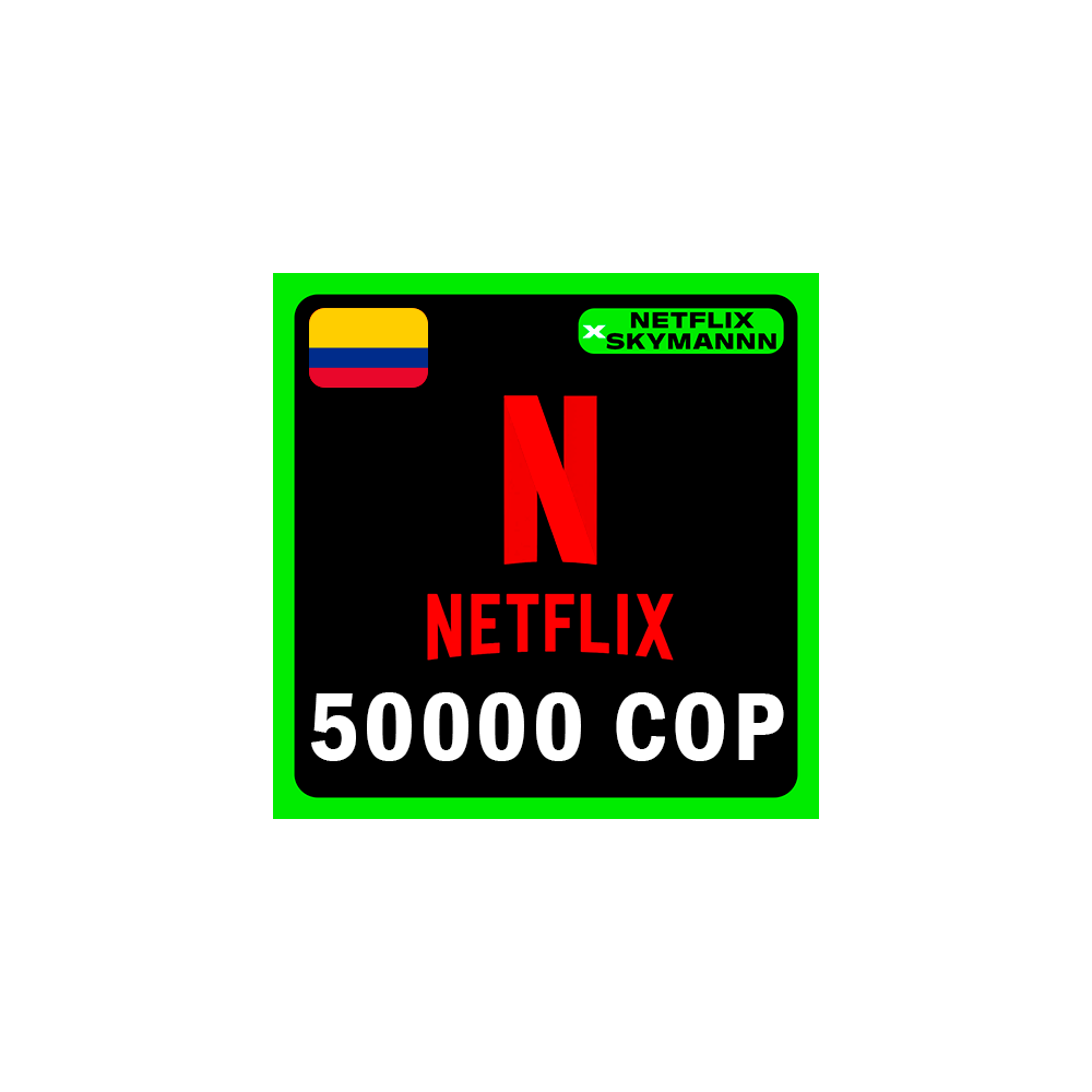 АВТО Карта пополнения Netflix 50000 COP КОЛУМБИЯ 24/7