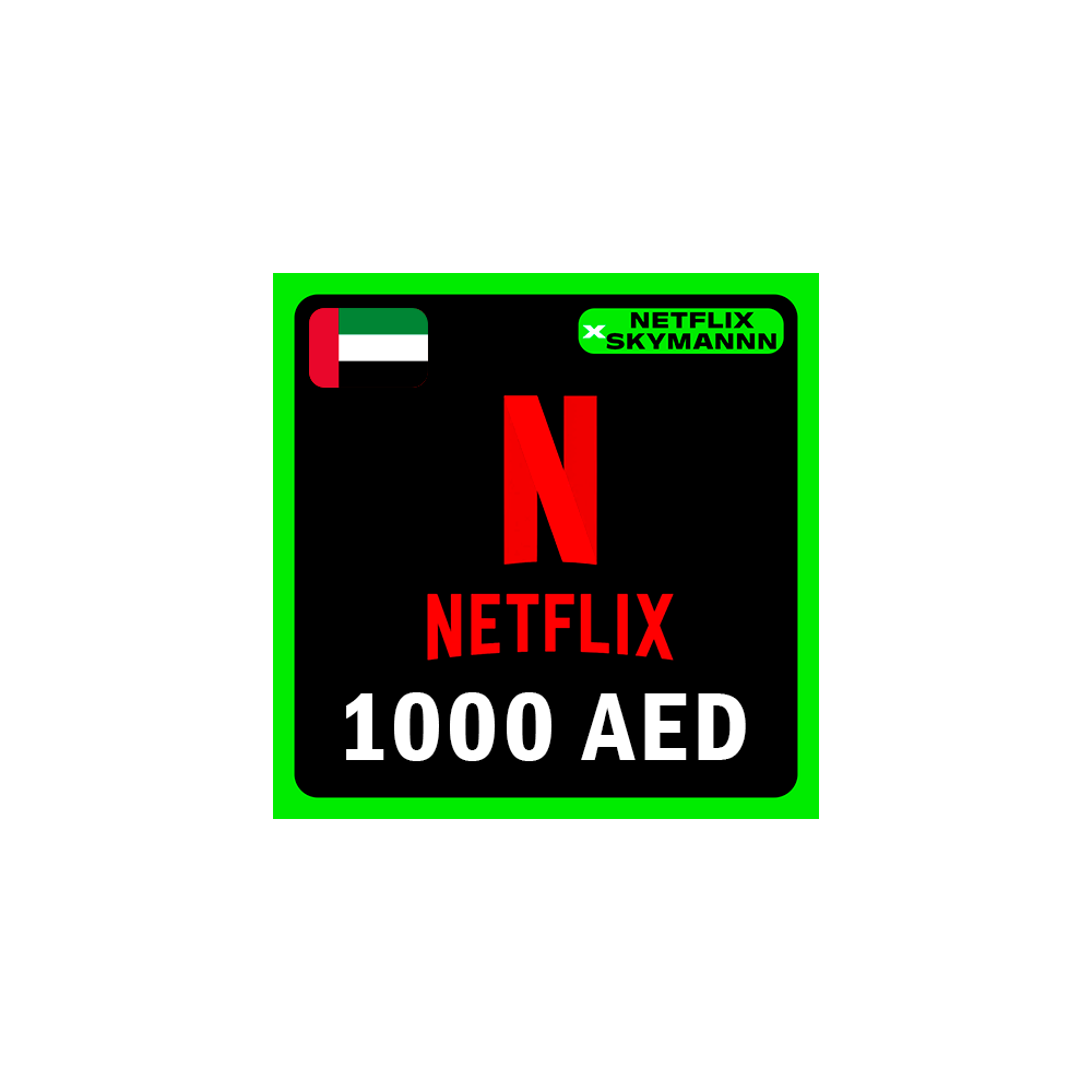 АВТО Карта пополнения Netflix 1000 AED ОАЭ 24/7
