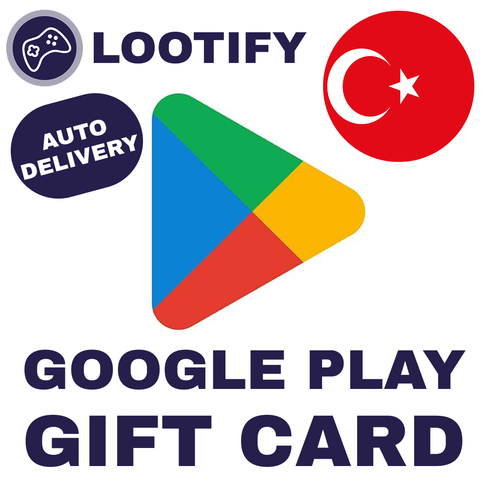 АВТО | Google Play Подарочная Карта | 25 - 1000 TRY TL | Турция