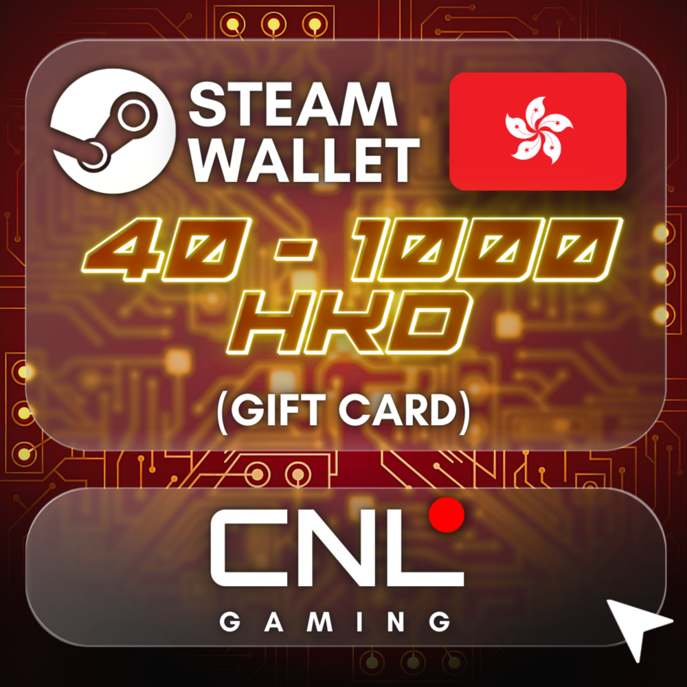 Steam Wallet HongKong 40 - 1000 HKD (подарочная карта)