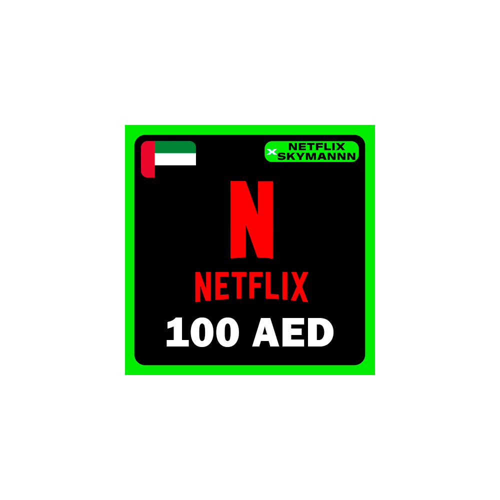 АВТО Карта пополнения Netflix 100 AED ОАЭ 24/7
