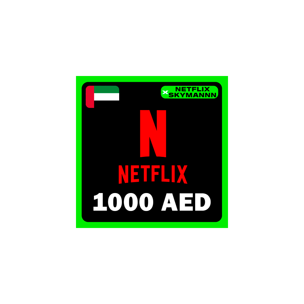 АВТО Карта пополнения Netflix 1000 AED ОАЭ 24/7