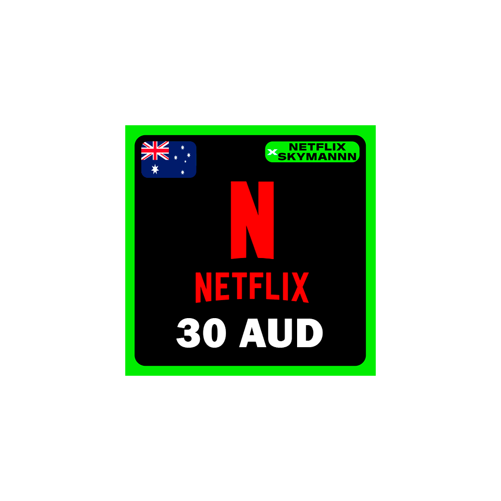 АВТО Карта пополнения Netflix 30 AUD АВСТРАЛИЯ 24/7