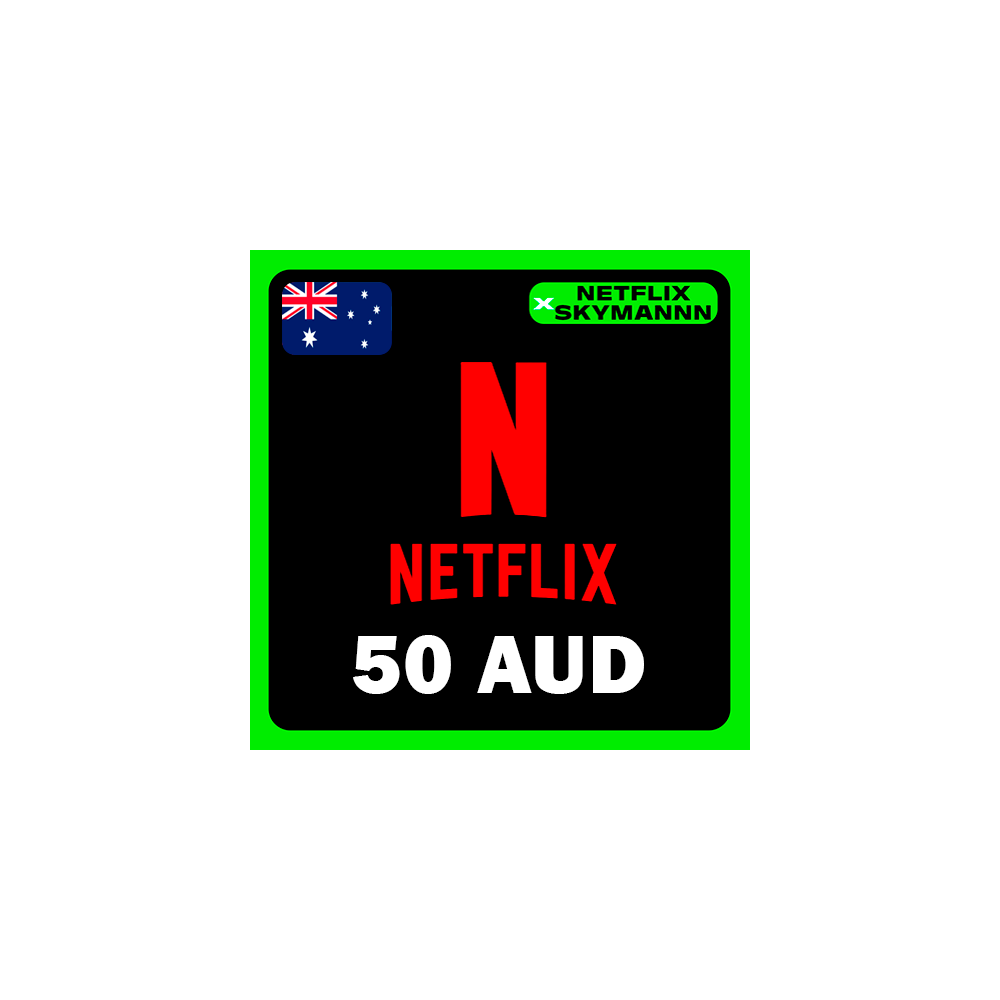 АВТО Карта пополнения Netflix 50 AUD АВСТРАЛИЯ 24/7