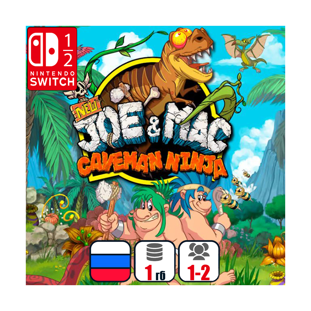 NEW Joe & Mac - Caveman Ninja | Nintendo Switch 1/2