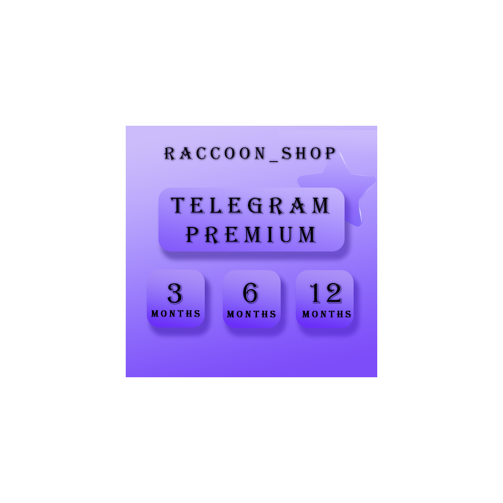 Telegram Premium 3/6/12 месяцев