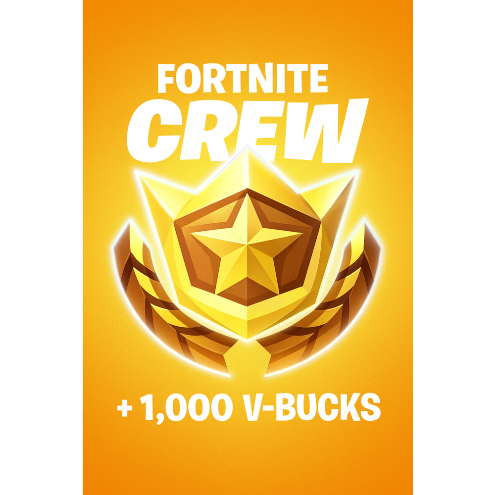 FORTNITE | CREW 1 МЕСЯЦ БОЕВОЙ ПРОПУСК+1000 V-BUCKS