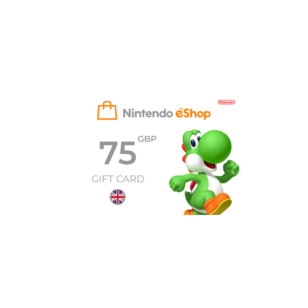 24/7 АВТО | Nintendo eShop 75 GBP (Подарочная карта)